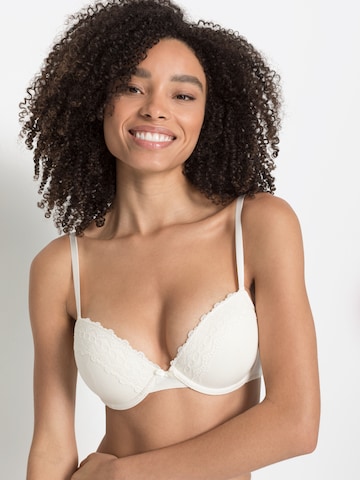 s.Oliver Push-up Behå i beige: framsida