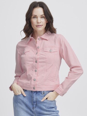 Fransa - Chaqueta de entretiempo en rosa: frente