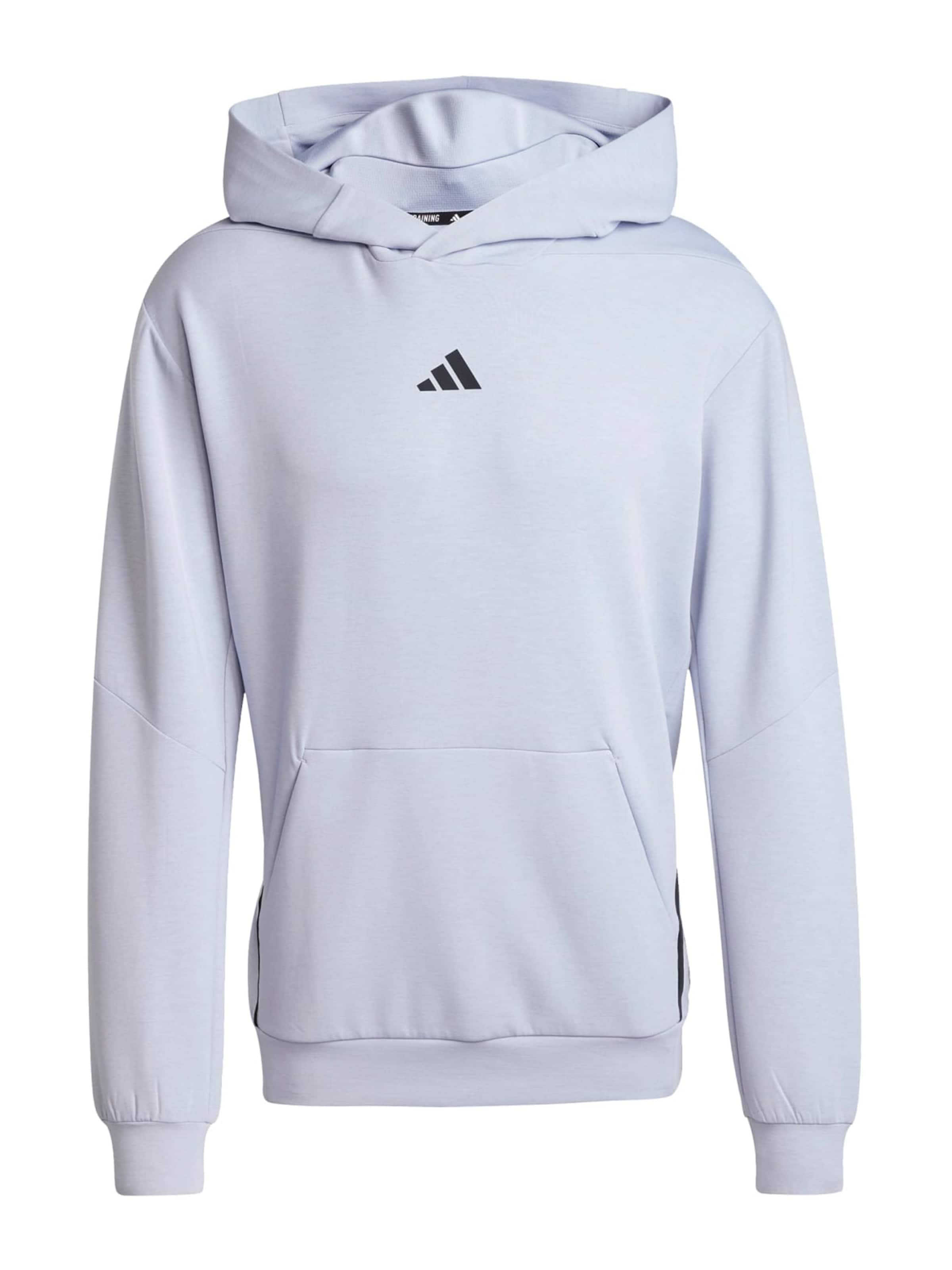 ADIDAS PERFORMANCE Spordidressipluusid 'Designed For Training', värv hall: eest vaates