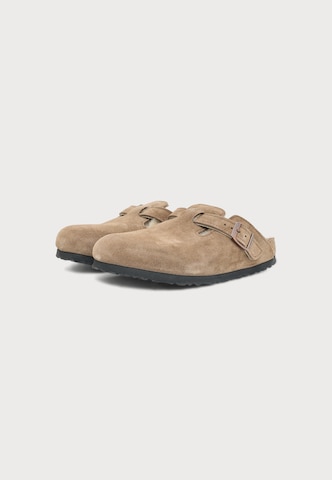 BIRKENSTOCK Nizki natikači 'Boston Shear LEVE' | rjava barva