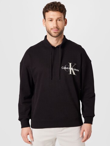 Calvin Klein Jeans Sweatshirt in Schwarz: Vorderseite