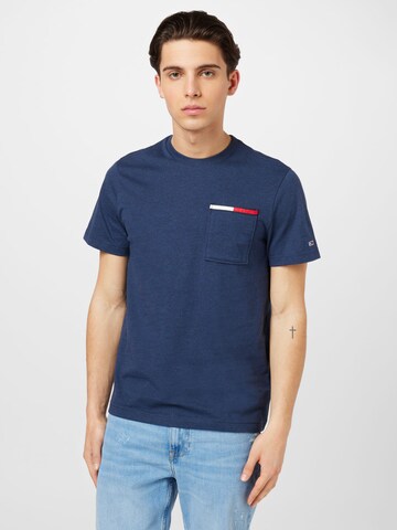 Tommy Jeans Shirt in Blauw: voorkant