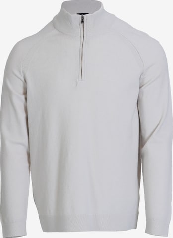 Pull-over Lufian en beige : devant