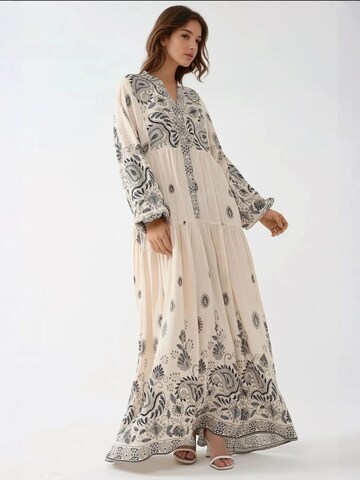 Hiccup Shirt Dress in Grey: front