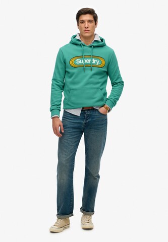 Superdry Sweatshirt 'Vintage Trade Tab' in Groen