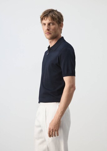 MANGO MAN Sweater 'Bril' in Blue