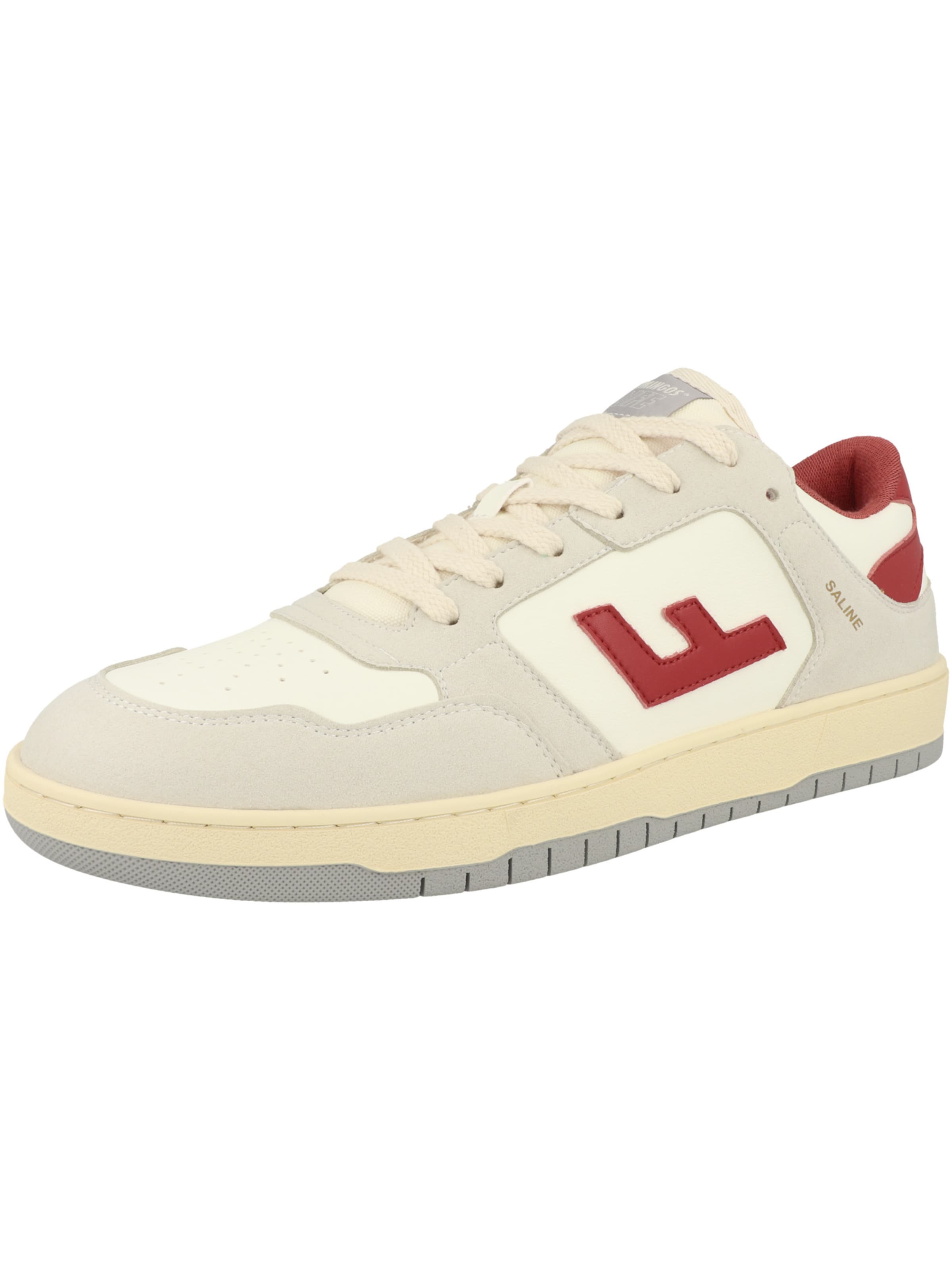 Baskets basses ' Saline ' Flamingos Life en beige : devant