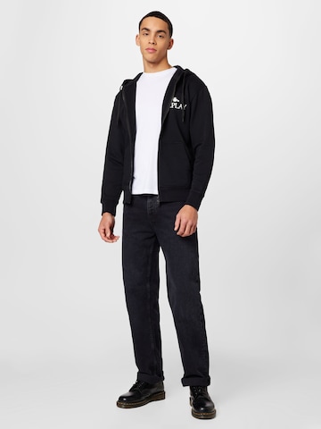 REPLAY Zip-Up Hoodie in Black