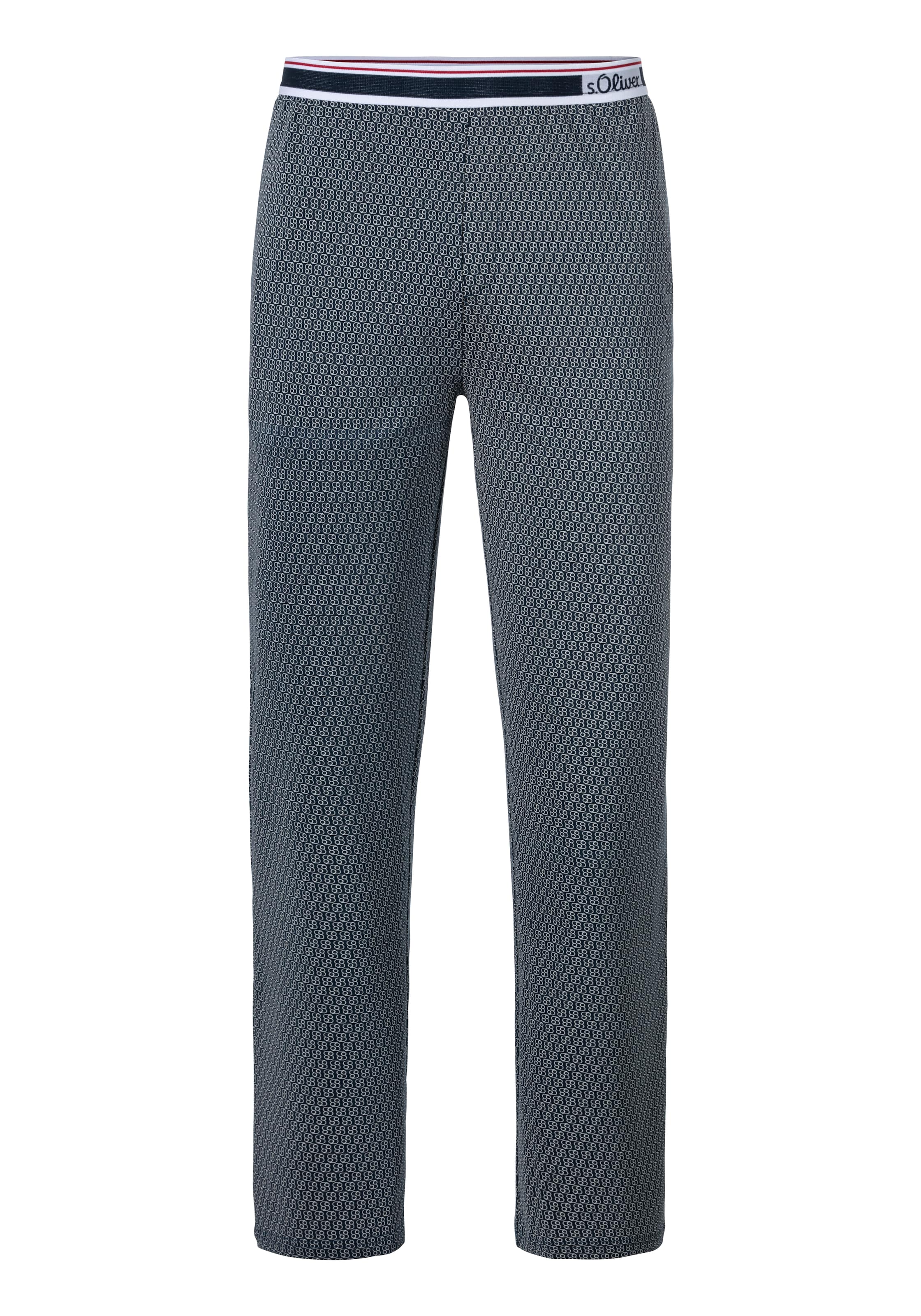 s.Oliver Пижамные штаны в Синий: спереди