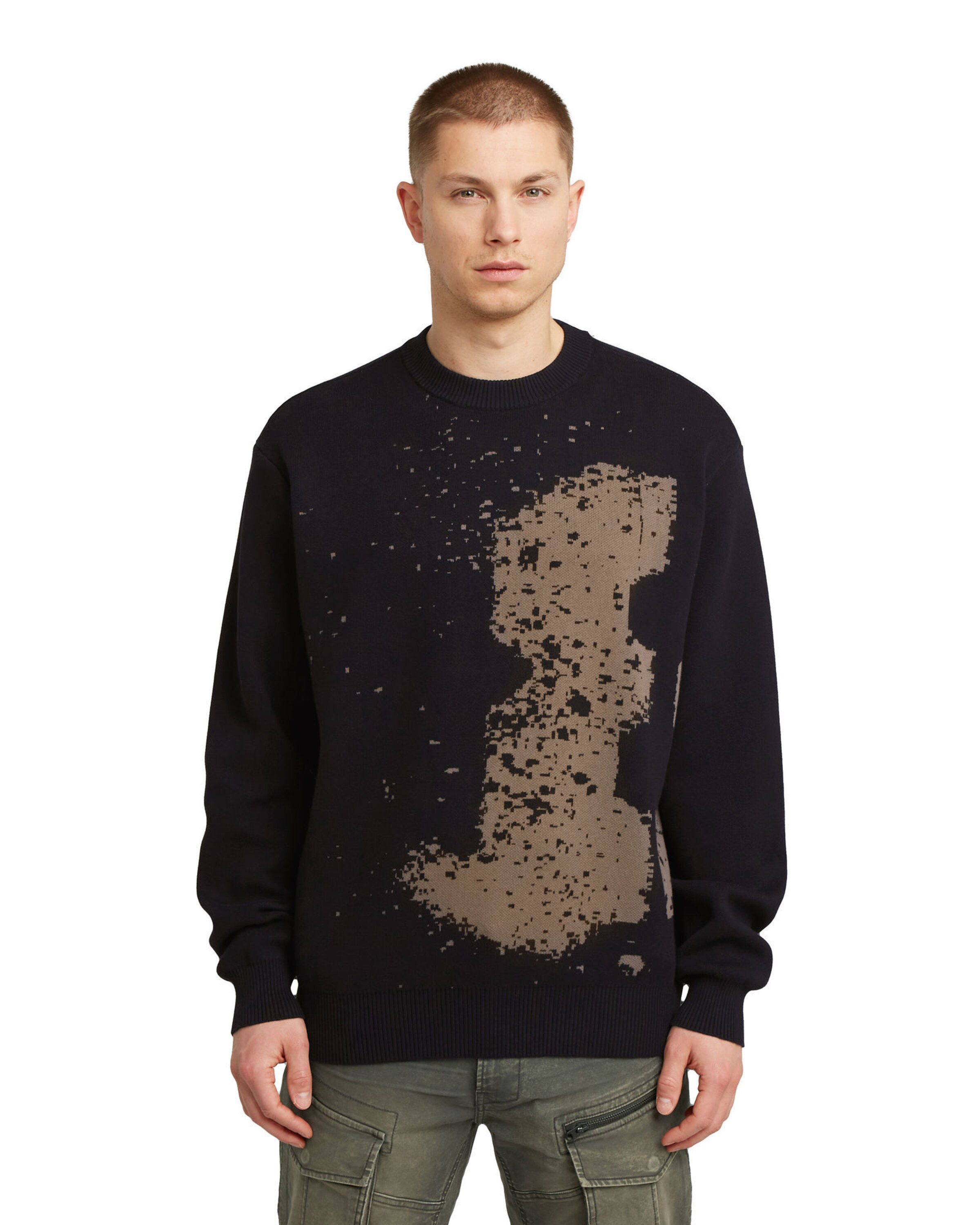 G-STAR Pullover in Schwarz: Vorderseite