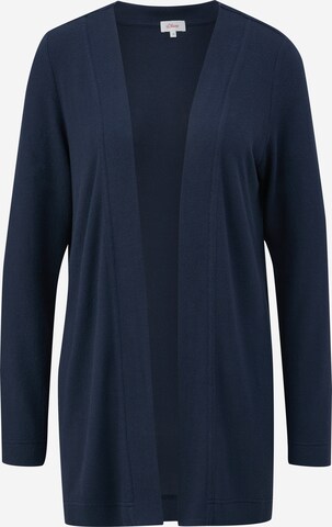 Cardigan s.Oliver en bleu : devant