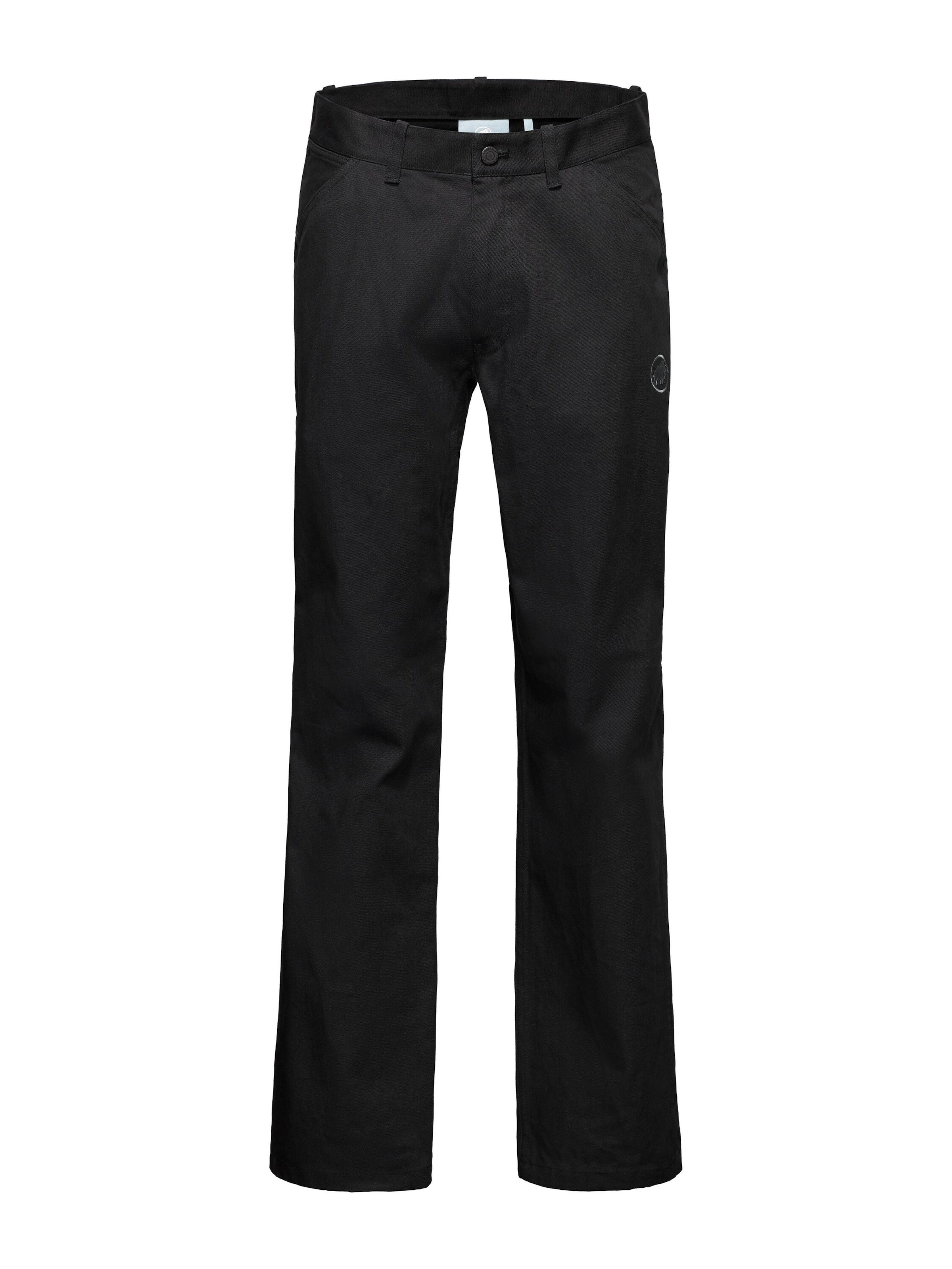 MAMMUT Regular Hose ‘Explorer Canvas’ in Schwarz: Vorderseite
