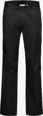 MAMMUT Regular Hose ‘Explorer Canvas’ in Schwarz: Vorderseite