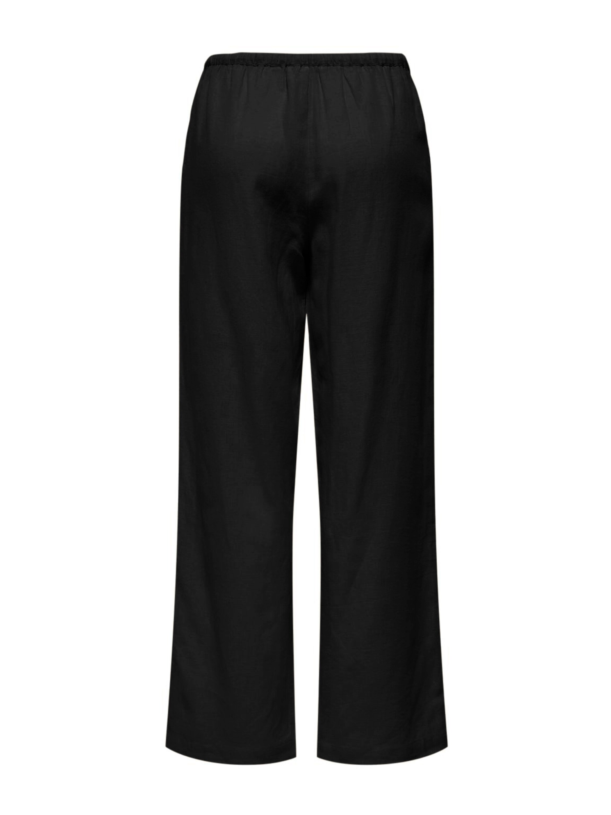 juoda ONLY Plačios klešnės Kelnės 'ONLBruxelles'