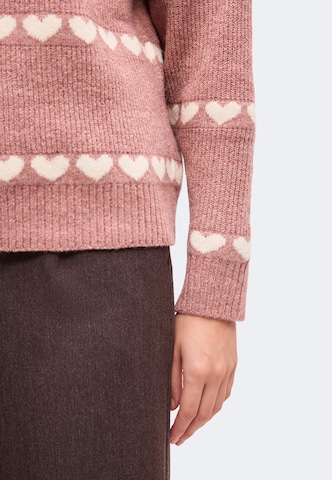ABOUT YOU Sweater 'Marcella' in Pink: side