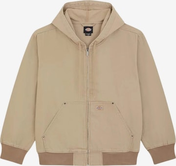 DICKIES - Chaqueta de entretiempo 'UNLINED CANVAS HOODED' en beige: frente