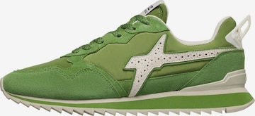 W6YZ Sneakers laag 'JET-M.' in Groen: voorkant