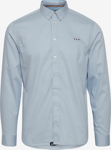 FQ1924 - Camisa 'Halvar' em azul: frente