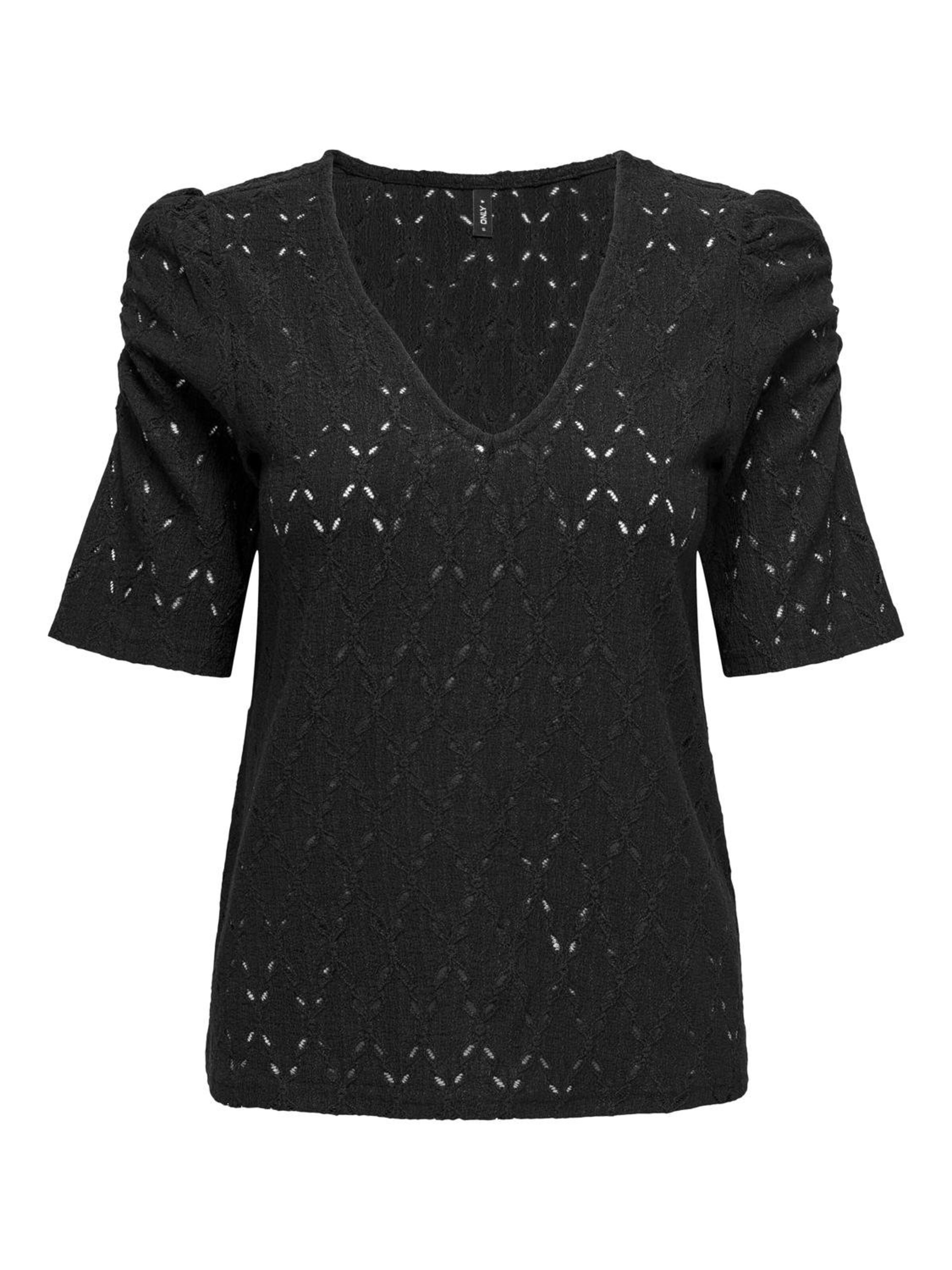 ONLY Halenka 'ROSA' – černá: přední strana