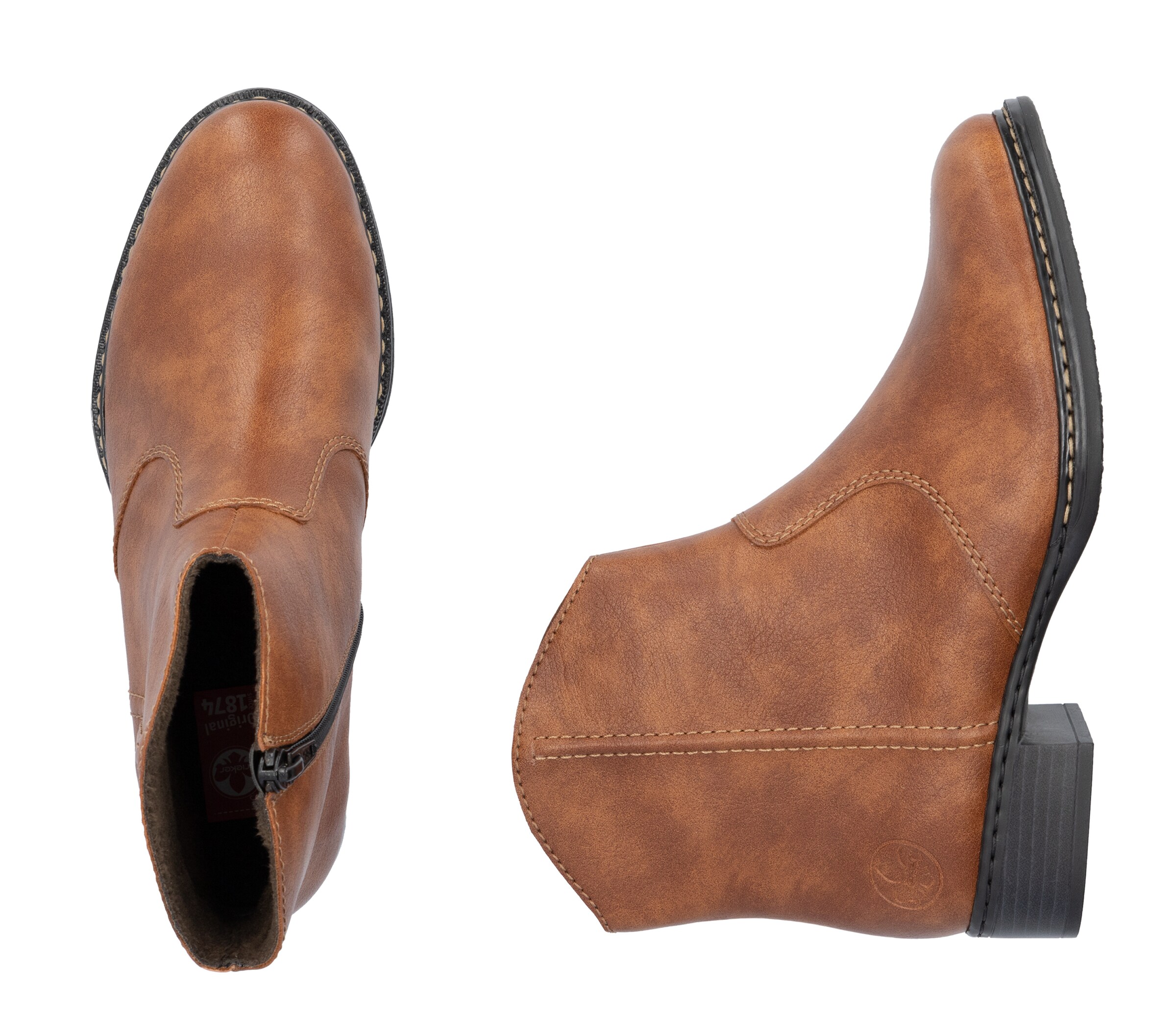 Bottines Rieker en marron