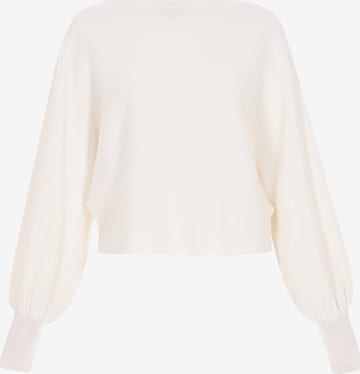Pull-over 'Maritime' DreiMaster Maritim en blanc : devant