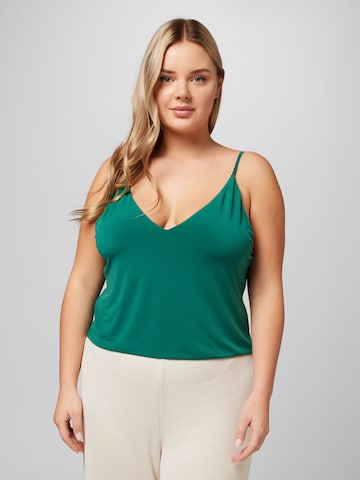 A LOT LESS Top 'Jane' in Green: front