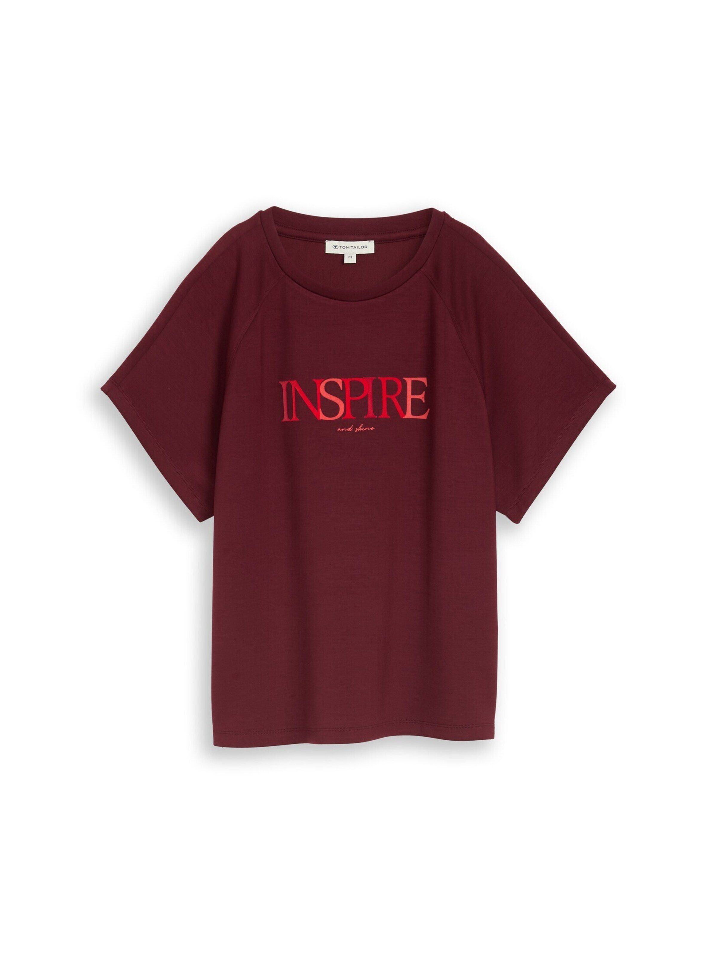 TOM TAILOR Shirt in Rot: Vorderseite
