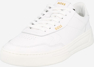 BOSS Black Sneakers 'Baltimore' in yellow gold / White, Item view
