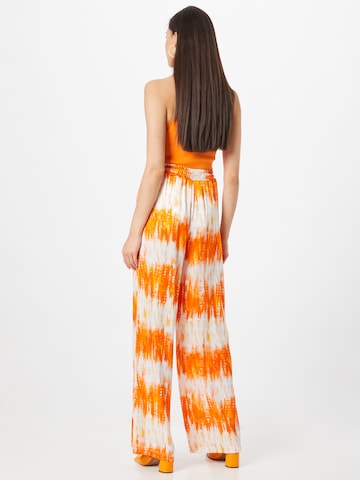 Liebesglück Wide leg Broek 'Alma' in Oranje