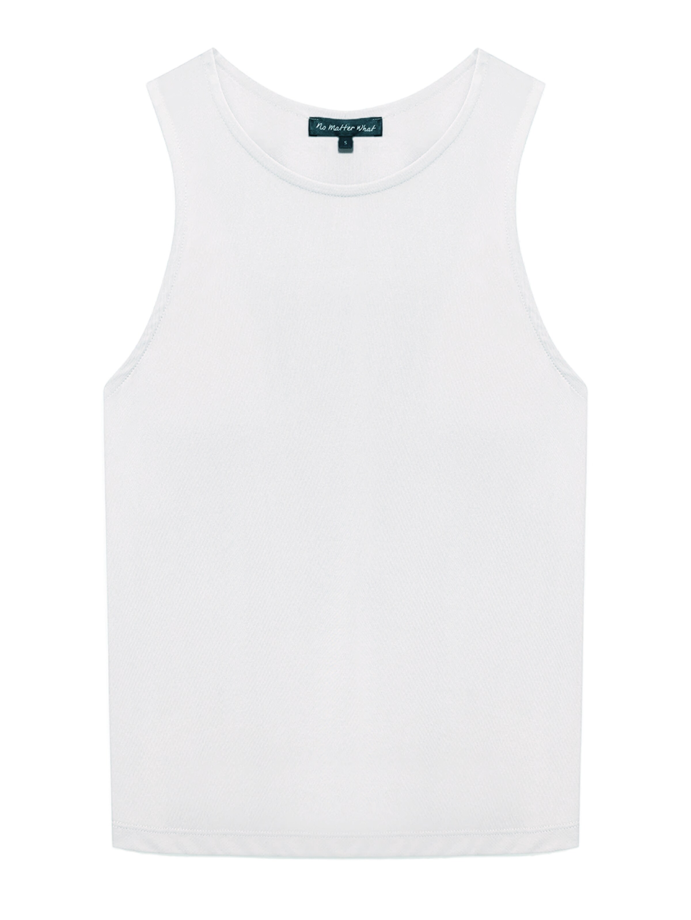 No Matter What Top in Wit: voorkant
