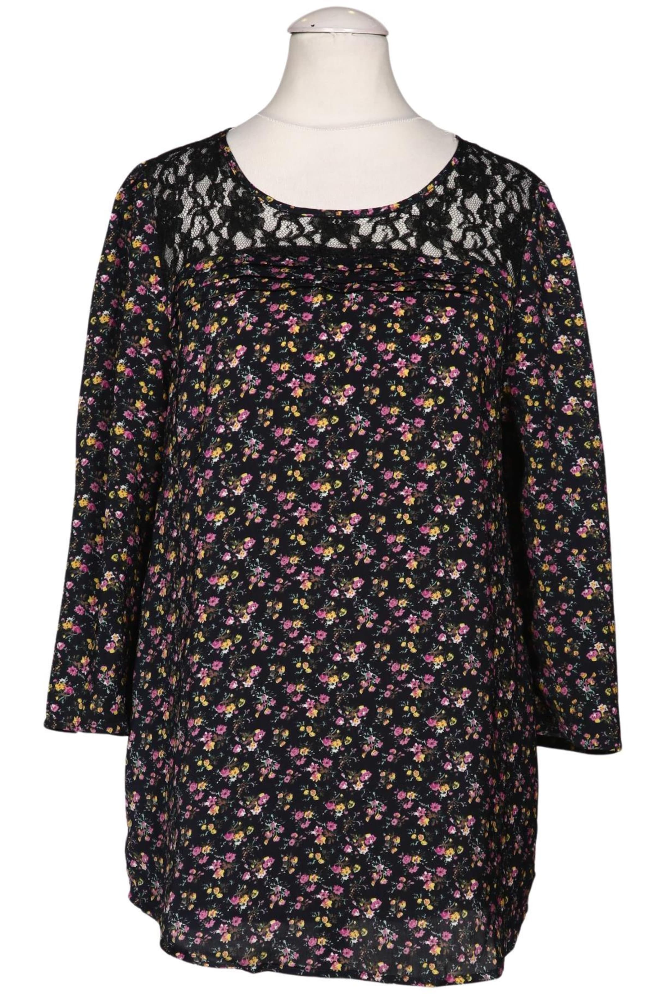 Eucalyptus Bluse M in Schwarz: Vorderseite