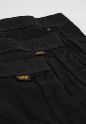 ALPHA INDUSTRIES Boxershorts in Schwarz