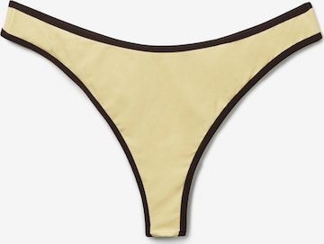 CALZEDONIA Bikini Bottoms 'Bicolor Piping' in Yellow: front
