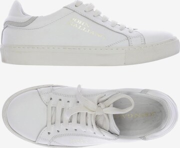 John Galliano Sneakers & Trainers in 36 in White: front