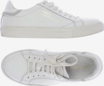 John Galliano Sneakers & Trainers in 36 in White: front
