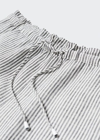 MANGO Широка кройка Панталон 'Linew' в сиво