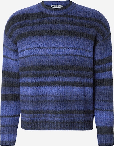 WEEKDAY Pulover u plava / crna, Pregled proizvoda