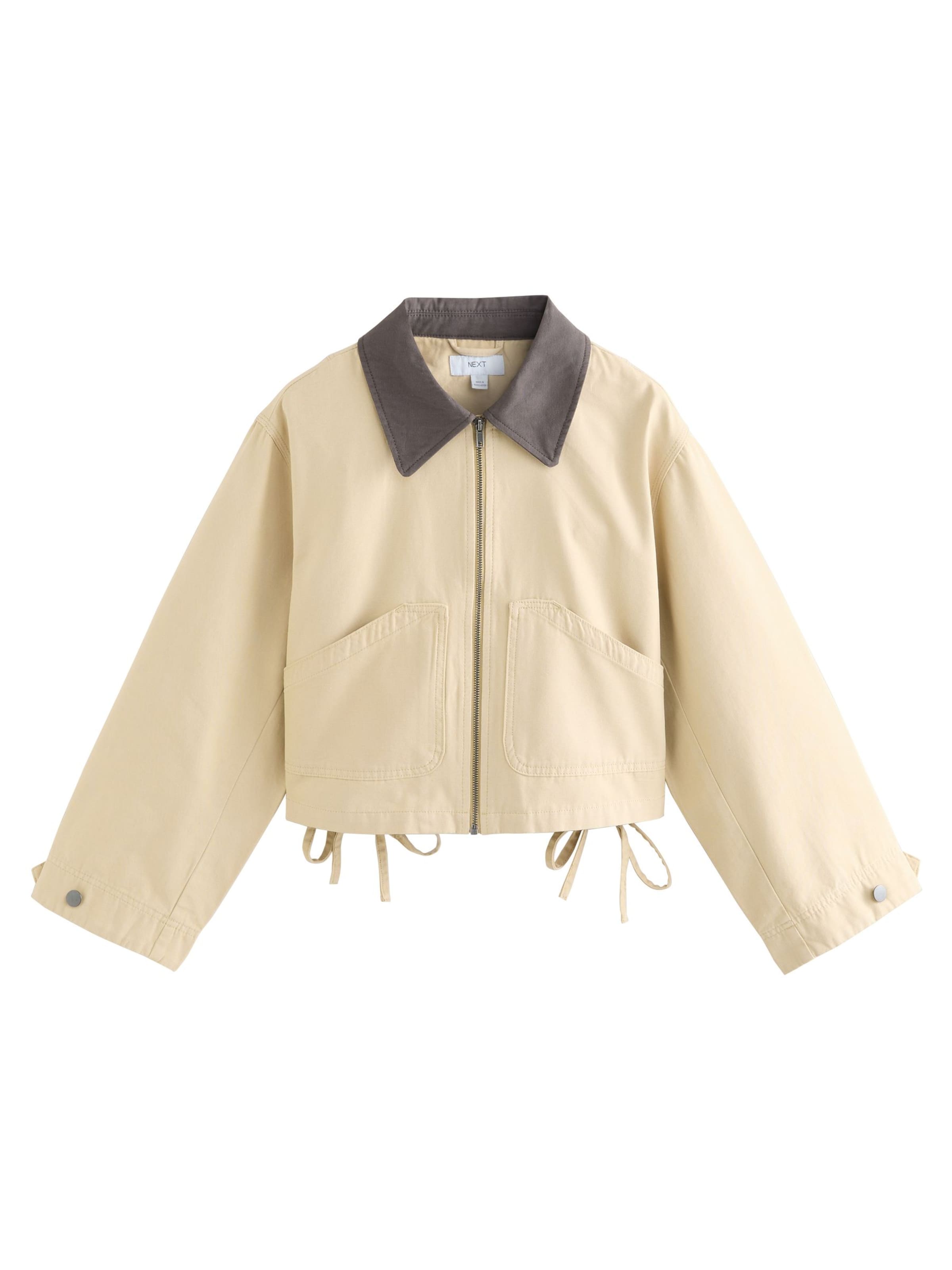 Next Übergangsjacke in Beige: Vorderseite