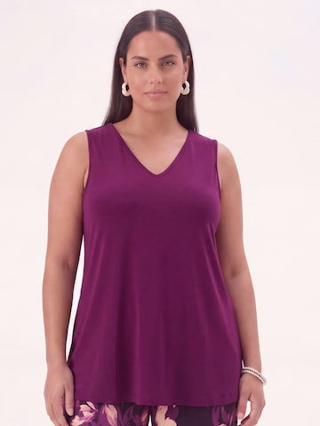 YOEK Top in Lila: voorkant