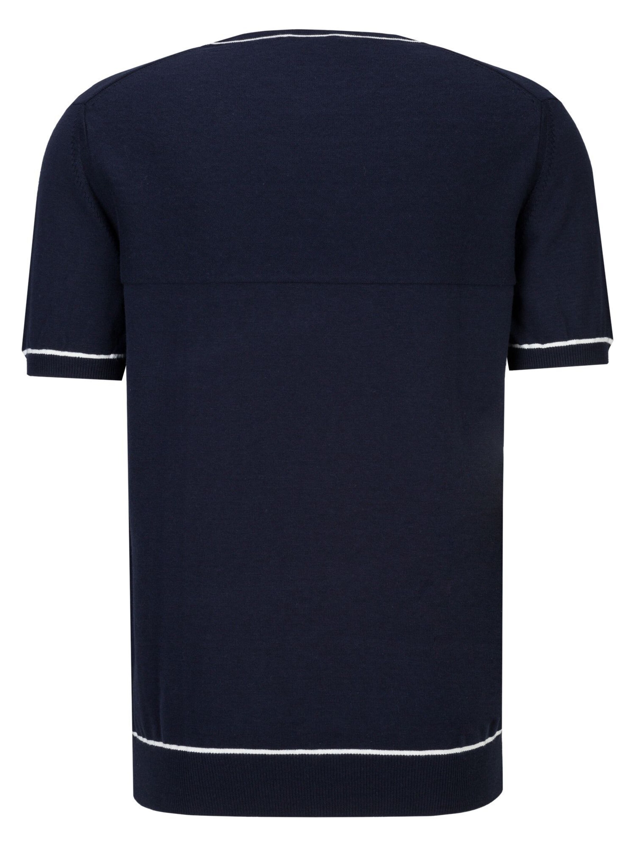 Maglietta 'Marino' di 19V69 ITALIA in blu