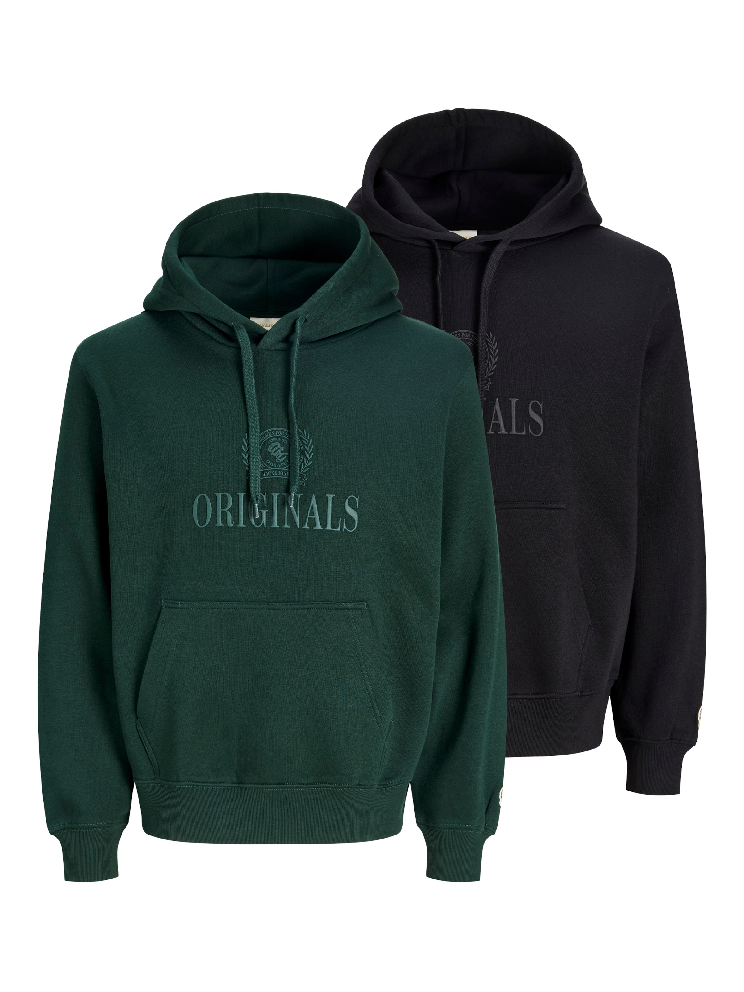 Felpa 'JORFrederiksberg' di JACK & JONES in verde: frontale