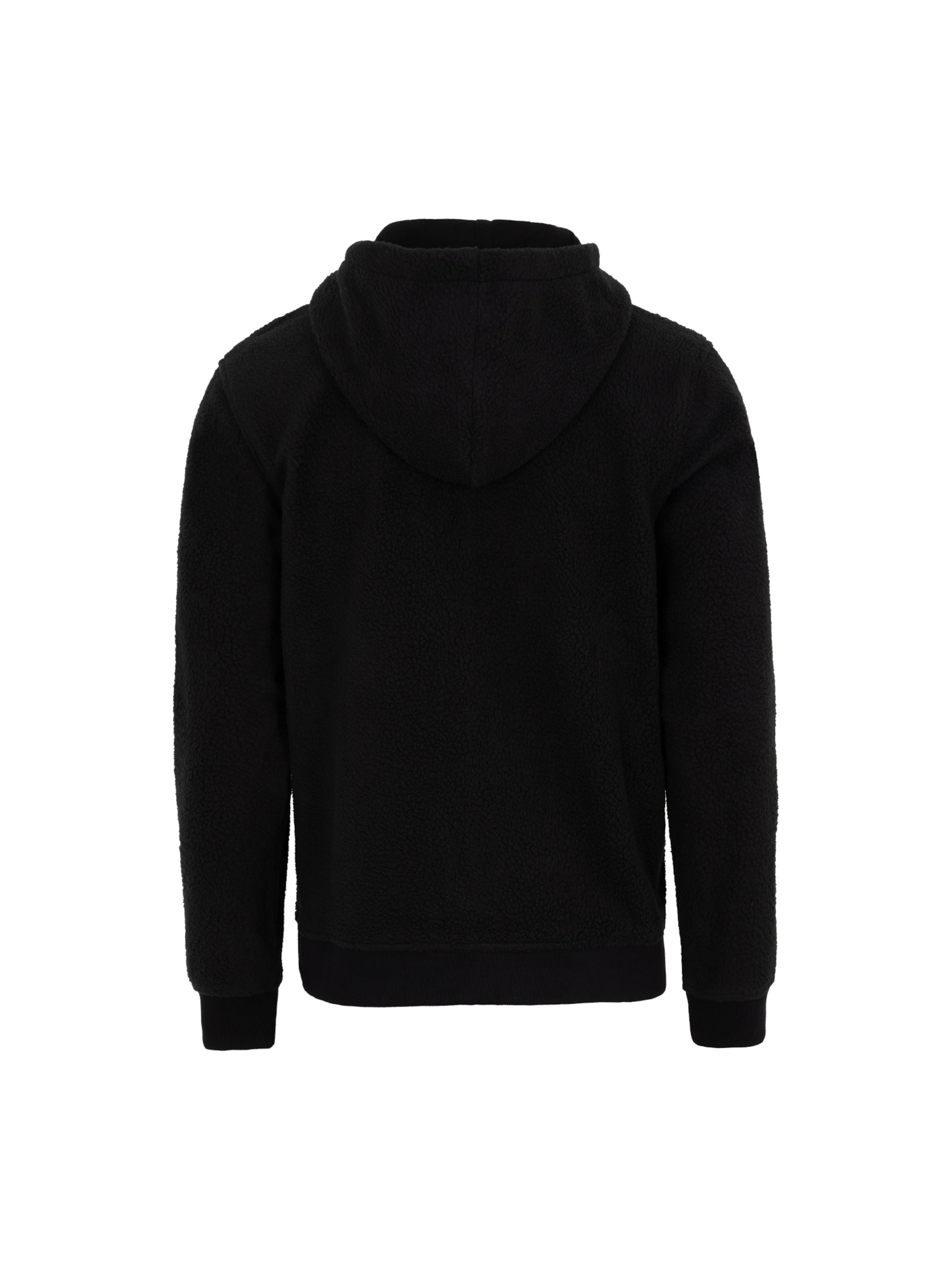 DANISH ENDURANCE Fleece jas 'High Pile' in Zwart