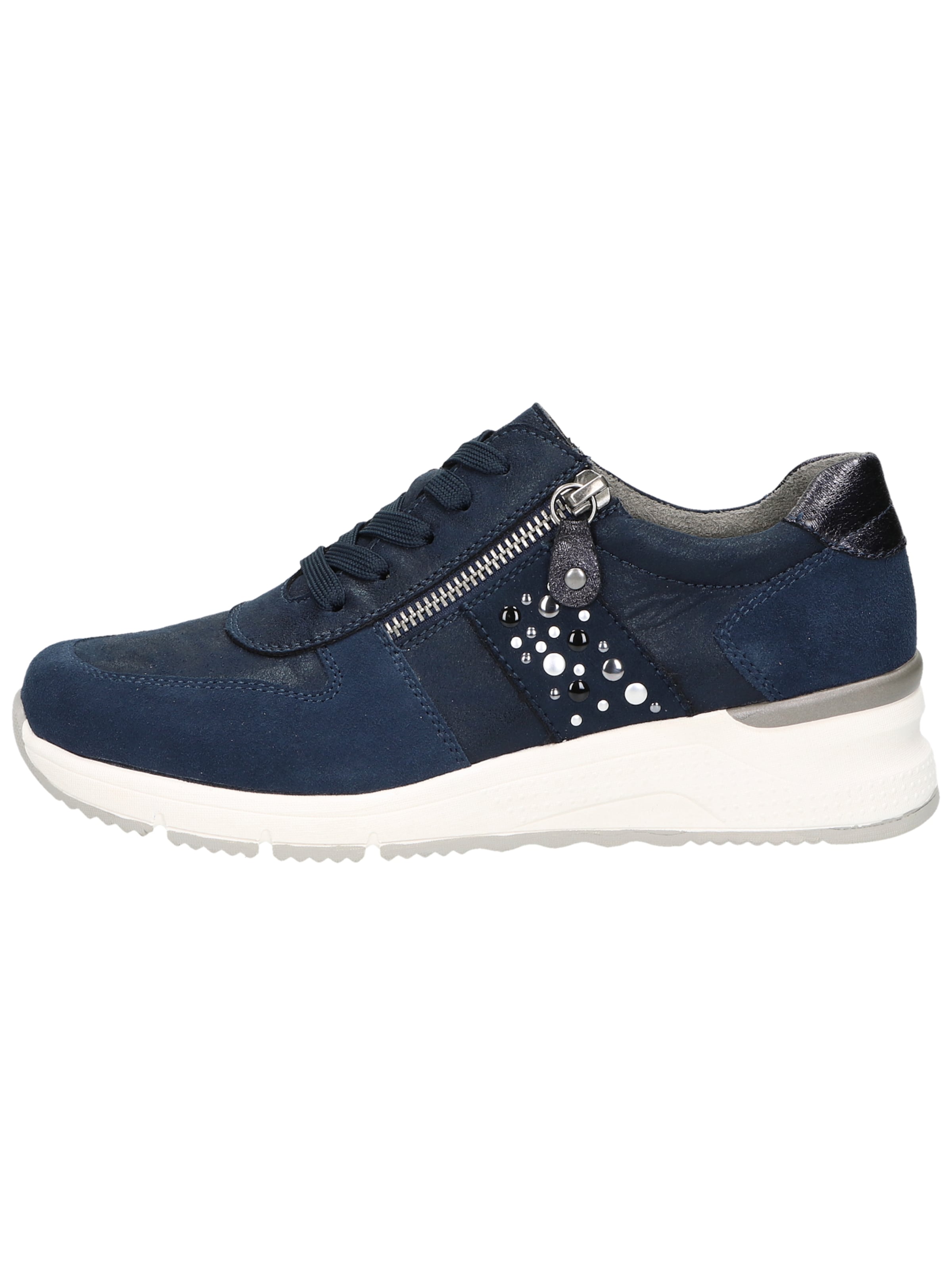 Baskets basses Bama en bleu