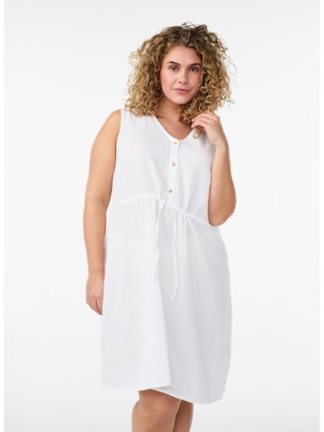 Zizzi Letní šaty 'Vvivu' – bílá