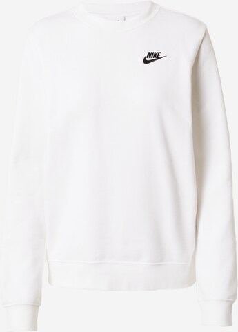 Nike Sportswear Sweatshirt i vit: framsida