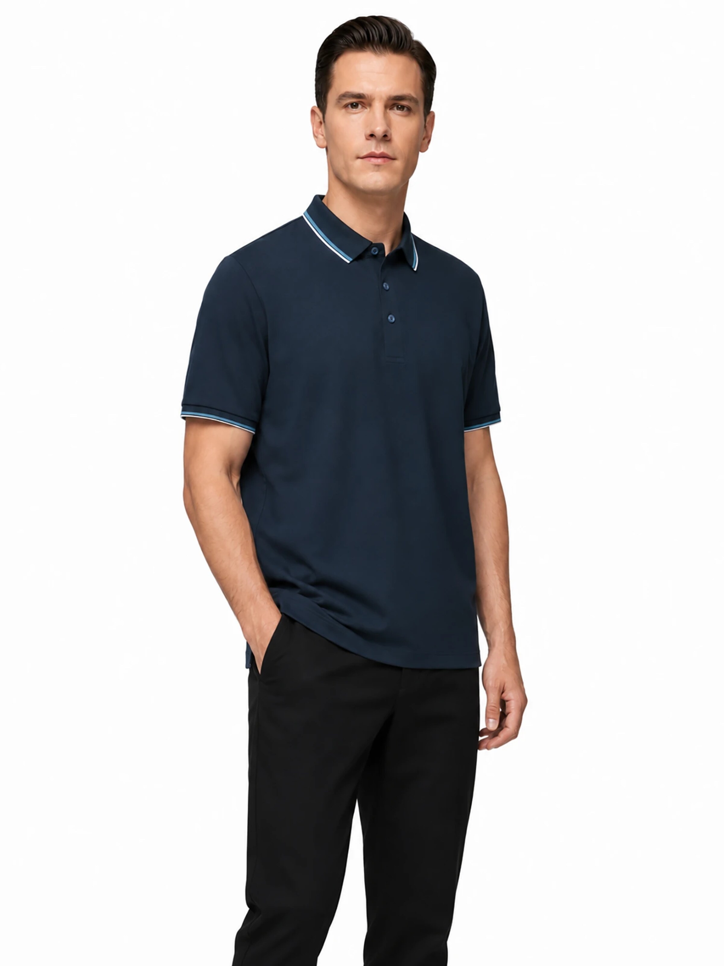 ALLTHEMEN Shirt 'Haltung' in Blue