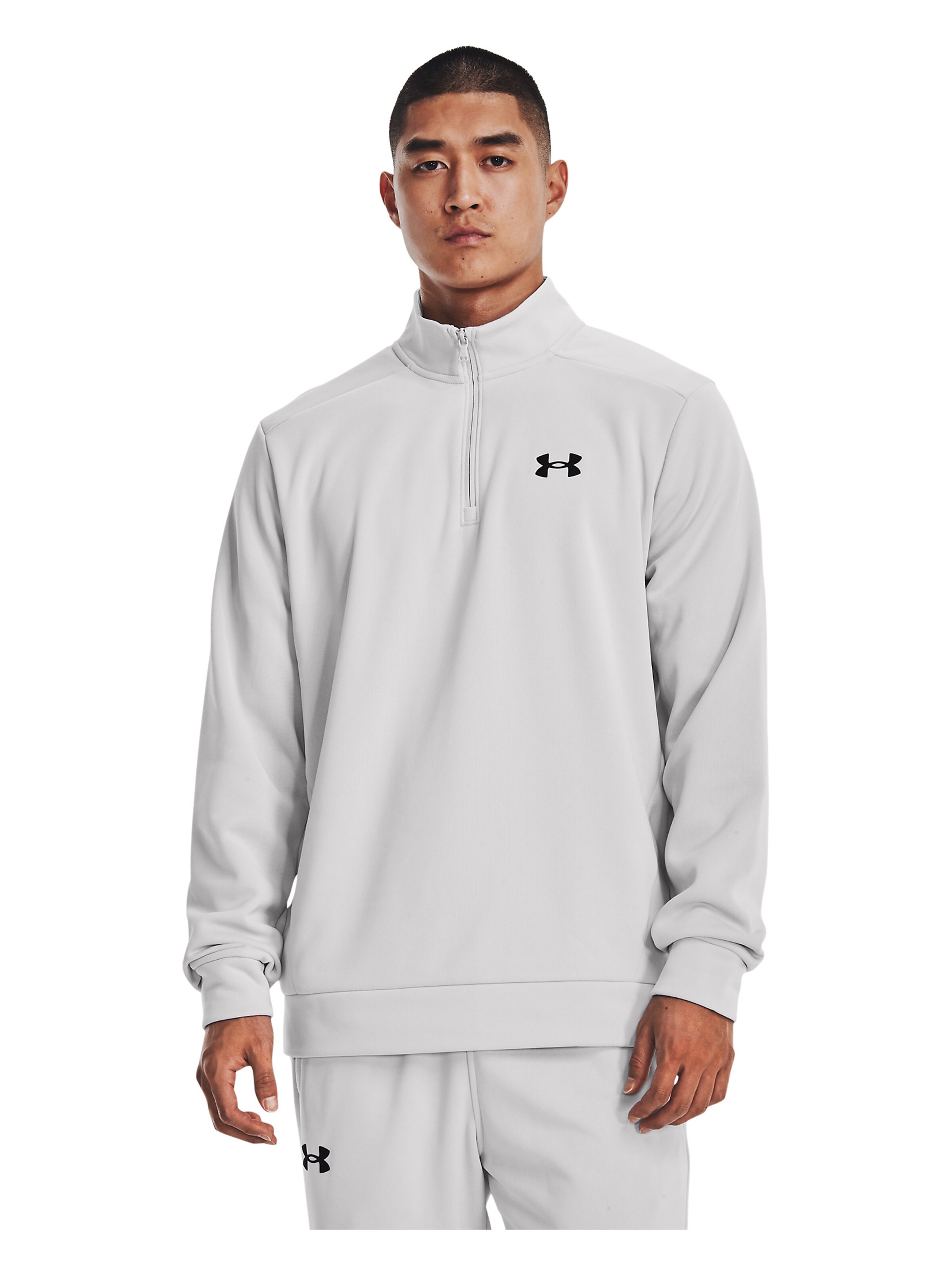 UNDER ARMOUR Sportsweatshirt in Grau: Vorderseite