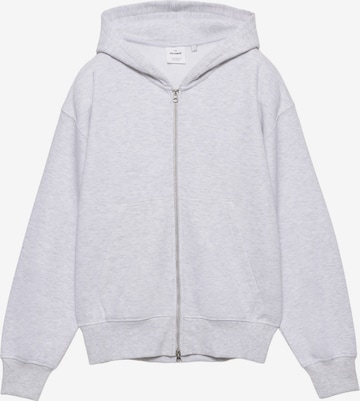 Pull&Bear Jopa na zadrgo | siva barva: sprednja stran