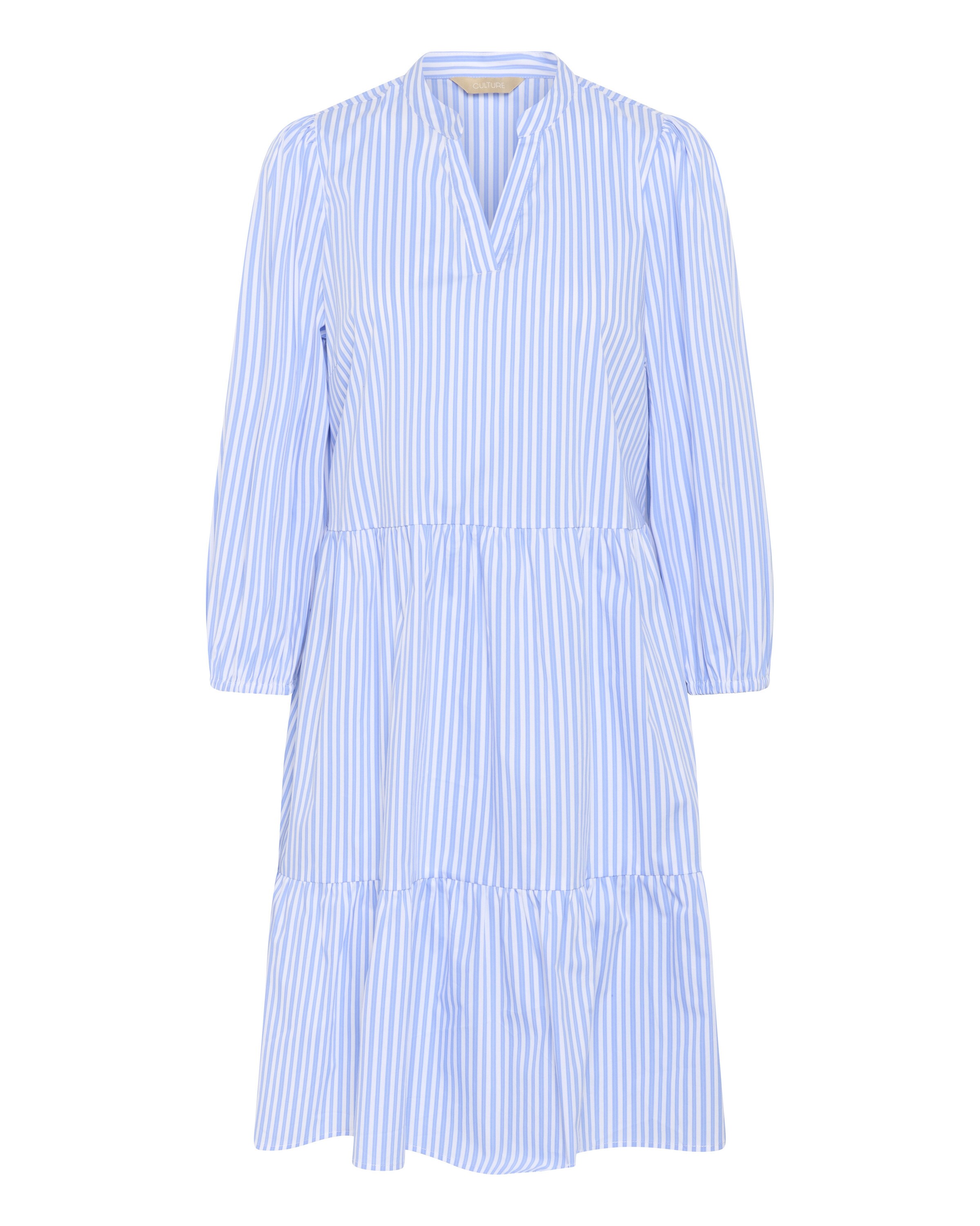 CULTURE Jurk 'Jilla' in Blauw: voorkant