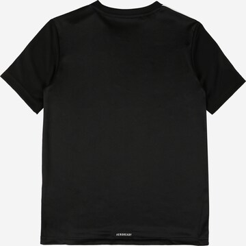 ADIDAS SPORTSWEAR Performance Shirt 'Designed 2 Move 3-Stripes' in Black